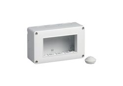 Box 4 moduli bianco compatibile Vimar