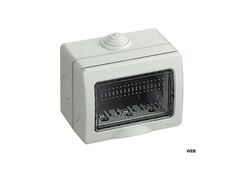 Idrobox IP55 3 moduli bianco compatibile Vimar