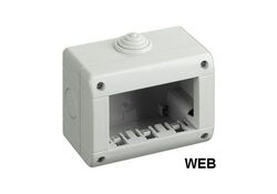 Box 3 moduli bianco 10x8cm compatibile Living International