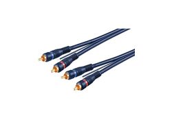 Cavo audio stereo RCA HiFi per auto a doppia schermatura 5m