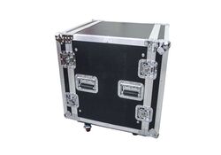 FLIGHT CASE 12U RACK 19" con ruote e doppio coperchio