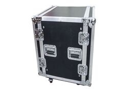 FLIGHT CASE 16U RACK 19" con ruote e doppio coperchio