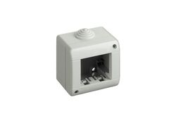 Box 2 moduli 6.5x8cm Bianco compatibile Vimar