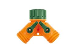 Raccordo a Y 1/2" per tubi di irrigazione FLO