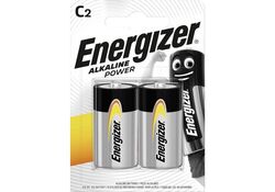 Batteria alcalina tipo C LR14 1,5V blister da 2 Energizer
