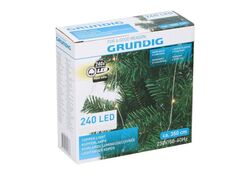 Luci natalizie 240 LED 350cm 230V IP20 Bianco caldo Grundig