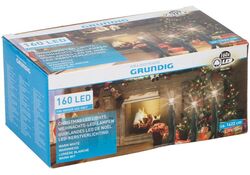 Luci natalizie 160 LED 1422cm 230V Bianco caldo da interno Grundig