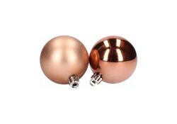 Palline natalizie 3cm lucide/opache color bronzo confezione da 15 Christmas Gifts