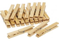 Molletta da bucato 20 pezzi XXL in legno Lifetime