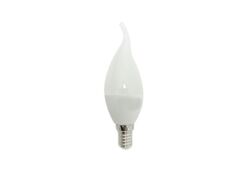 Lampada LED 6W attacco E14 candela fiamma - luce calda