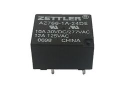 Relè AZ766-1A-24DE - 10A 30VDC 12A 125VAC - ZETTLER