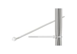 Fascette Fermacavi Autobloccanti 150x2.5mm in Nylon 100pz Bianco