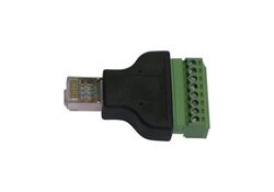 Adattatore RJ45 con morsetti a vite