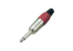 Connettore Jack 6.3mm mono - rosso