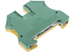 Morsetto di terra verde/giallo livello singolo 800V WPE 6 Weidmüller