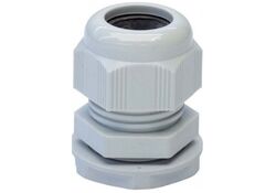 Boccola passacavo in Nylon - PG29 - colore bianco