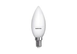 Lampadina LED C37 E14 5W luce calda 300K 425lm