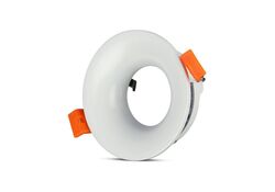 Portafaretto LED da Incasso GU10 Rotondo Colore Bianco