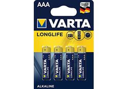 Varta 4103 - 4 pz Batterie alcaline LONGLIFE EXTRA AAA 1,5V