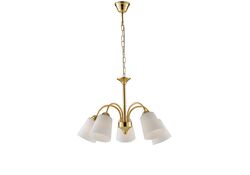 LAMPADARIO 1162 ORO 5XE14 60X39CM