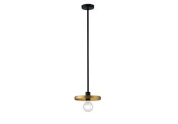 SOSPENSIONE TWIGA NERA/ORO 1XE27 25X90,5CM