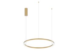 SOSPENSIONE LED HOOP ORO D80 40W 4600LM 80X22,5CM