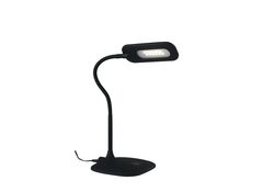 LAMPADA DA LETTURA LED DARWIN NERA 4,8W 450LM 4000K DIMMERABILE 16X16X53,5CM