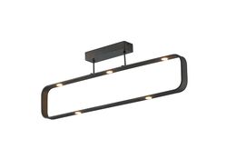 PLAFONIERA LED MOKA CAFFE' 7X5W 2450LM 4000K DIMMERABILE 80X26X6,5CM