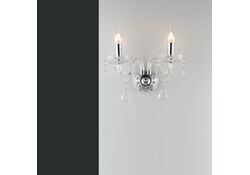 APPLIQUE INCANTO CROMO 2XE14 40X34X18CM