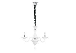 LAMPADARIO SOFFIO BIANCO 3XE14 66X50CM