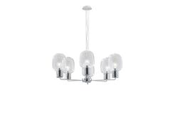 LAMPADARIO FELLINI CROMO 6XE27 98X34,6CM