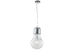 SOSPENSIONE LAMPADINA FILI ALLUMINIO 1XE27 15X19CM