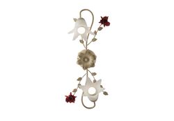 PLAFONIERA ROSE ROSSE AVORIO 2XE14 61X31X20CM