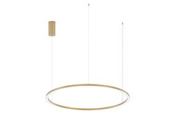 SOSPENSIONE LED HOOP ORO D120 60W 6900LM 120X22,5CM