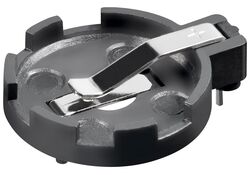 Supporto per batterie a bottone CR2012 a CR2032 da circuito 2 pin