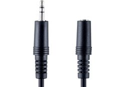 Prolunga cavo audio stereo AUX jack audio 3.5mm maschio-femmina 3m Bandridge
