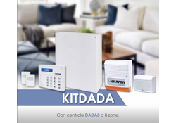 Kit antifurto con centrale Dada 8 zone Hiltron