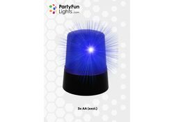 Effetto luce LED sirena Polizia Blu Party Fun Lights