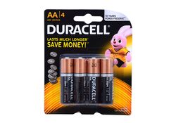 Batterie Duracell AA/LR06 - Confezione 4 pezzi