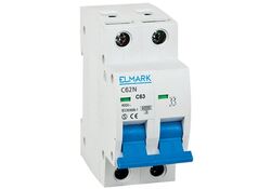 Interruttore magnetotermico  6kA 20A 2P curva C Elmark