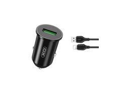 Caricabatterie da auto USB Lightning 1m 18W 5/9/12V 3/2/1.5A