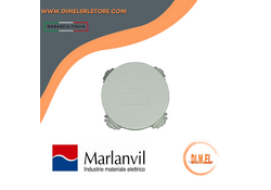 MARLANVIL 002 - CASSETTA STAGNA TONDA Ø 80X40 CON PASSACAVI IP44