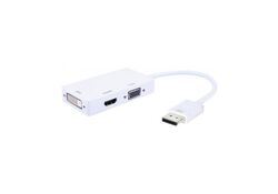 Adattatore 3 in 1 DisplayPort a HDMI/DVI/VGA