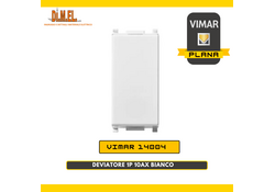 VIMAR PLANA Deviatore 1P 10AX bianco 14004