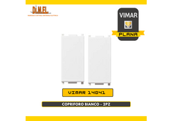 VIMAR PLANA Copriforo bianco 14041