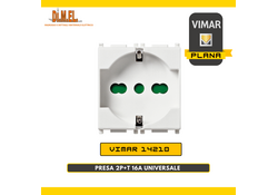 Presa 2P+T 16A universale bianco VIMAR PLANA