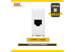 Presa RJ11 6/4 bianco VIMAR PLANA