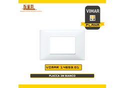 Placca 3M bianco VIMAR PLANA