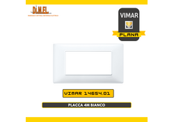 Placca 4M bianco VIMAR PLANA