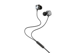 Cuffie auricolari con microfono 1.2m nere JD040